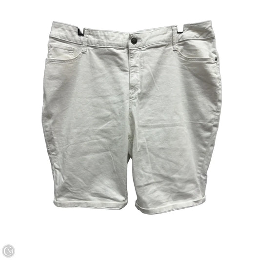 Shorts By St Johns Bay In White Denim, Size: 18