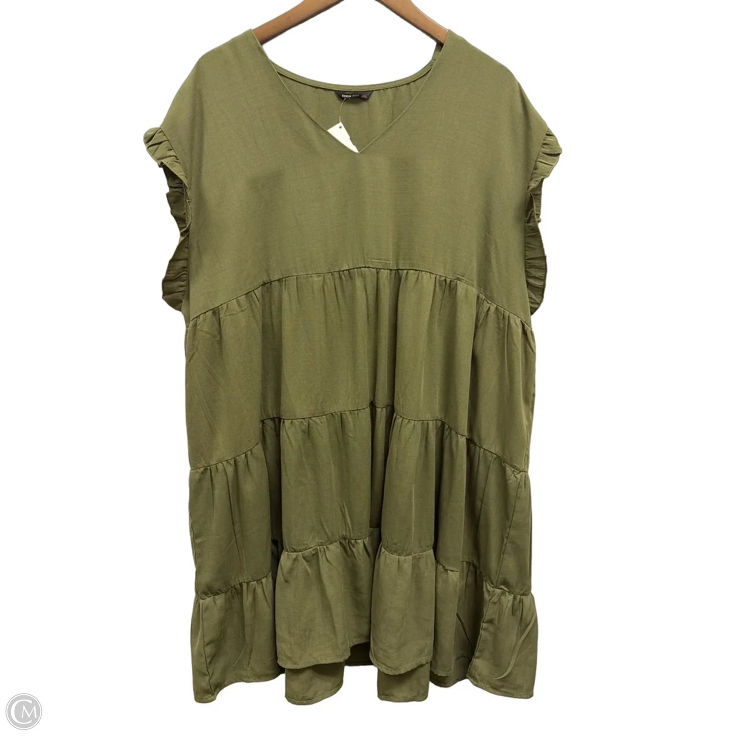 Dress Casual Midi By Shein In Green, Size: 4x