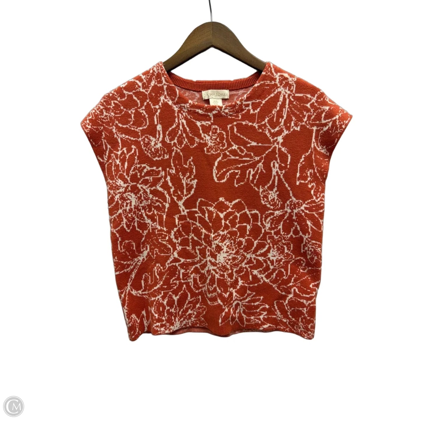 Top Short Sleeve By Cynthia Rowley In Orange, Size: Xs