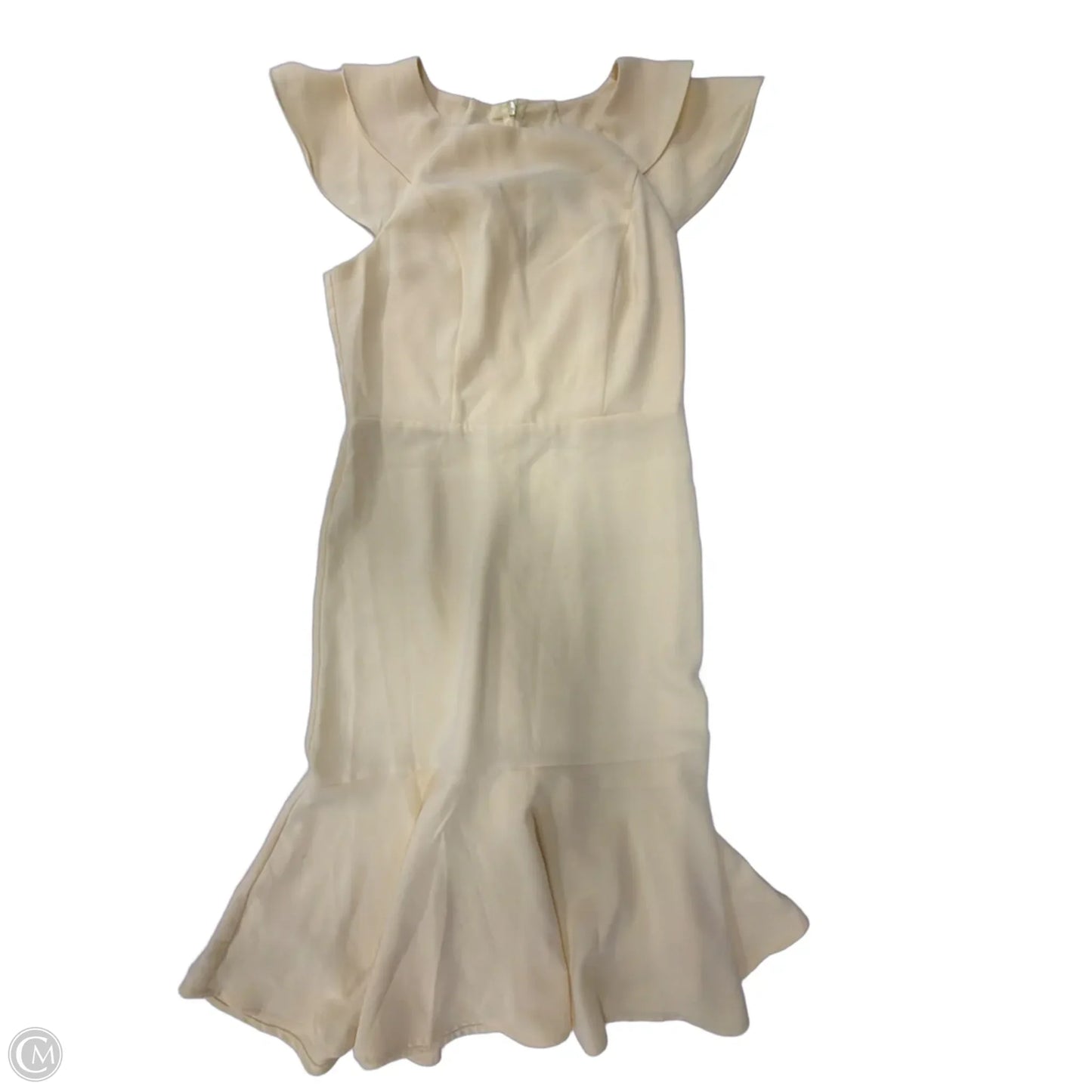 Dress Casual Midi By Banana Republic In Yellow, Size: Xs