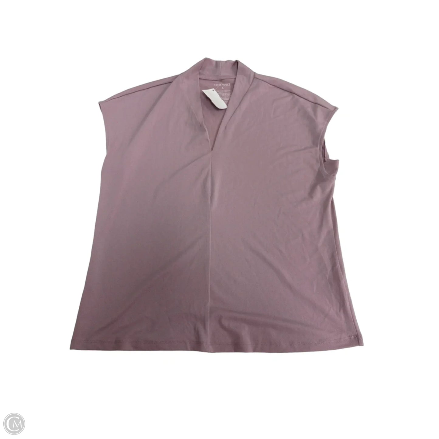 Top Short Sleeve By Nine West Apparel In Purple, Size: S