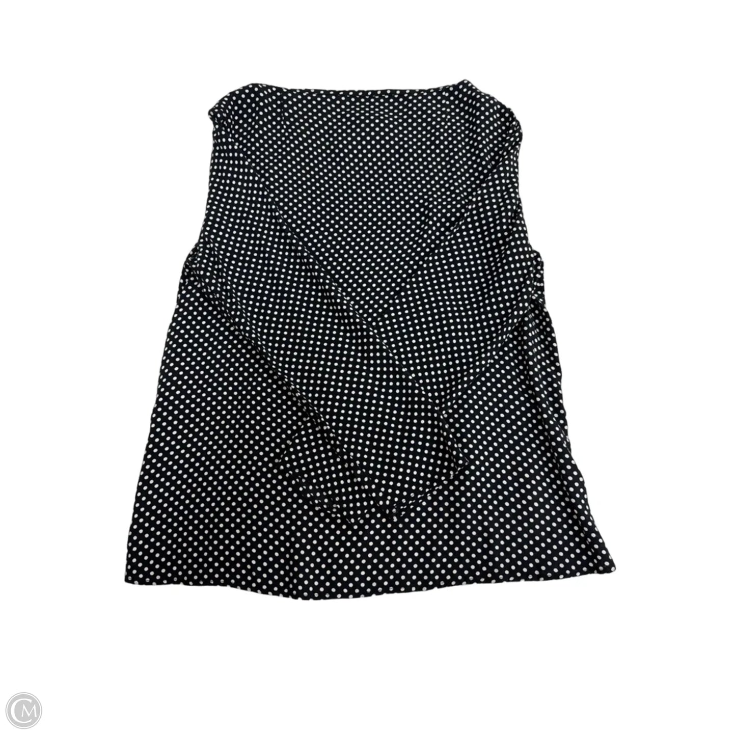 Top Long Sleeve By Philosophy In Polkadot Pattern, Size: L