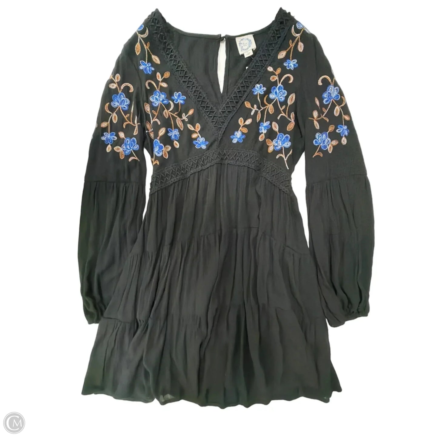 Dress Casual Short By Blue Rain In Floral Print, Size: S
