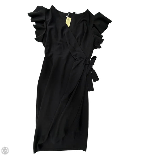 Dress Party Midi By Clothes Mentor In Black, Size: L