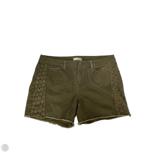 Shorts By Route 66 In Green Denim, Size: 16