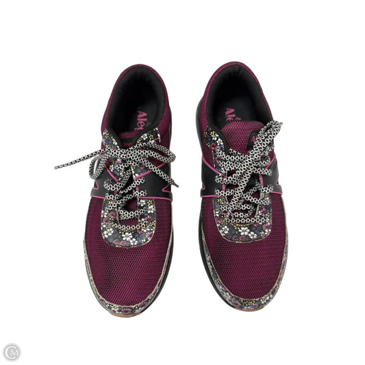 Shoes Sneakers By Alegria In Floral Print, Size: 9