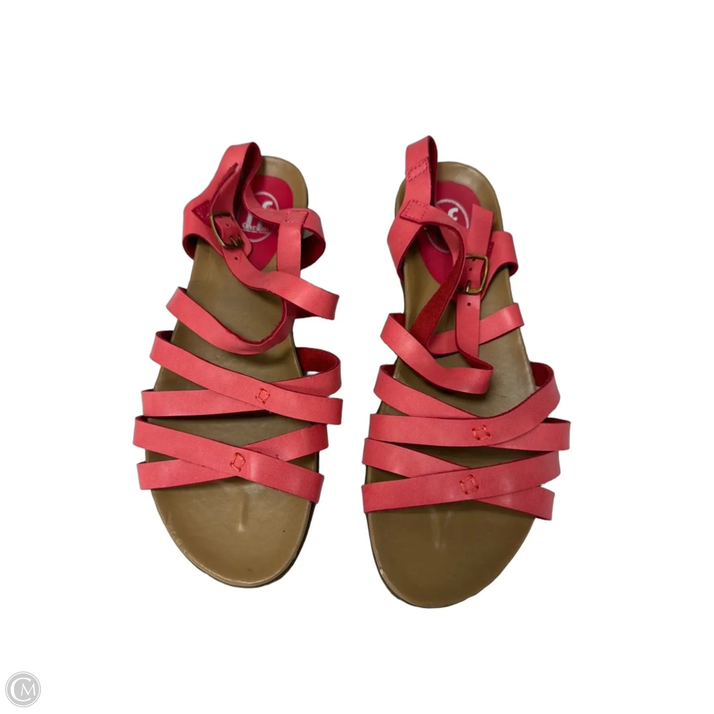 Sandals Flats By Clothes Mentor In Pink, Size: 8