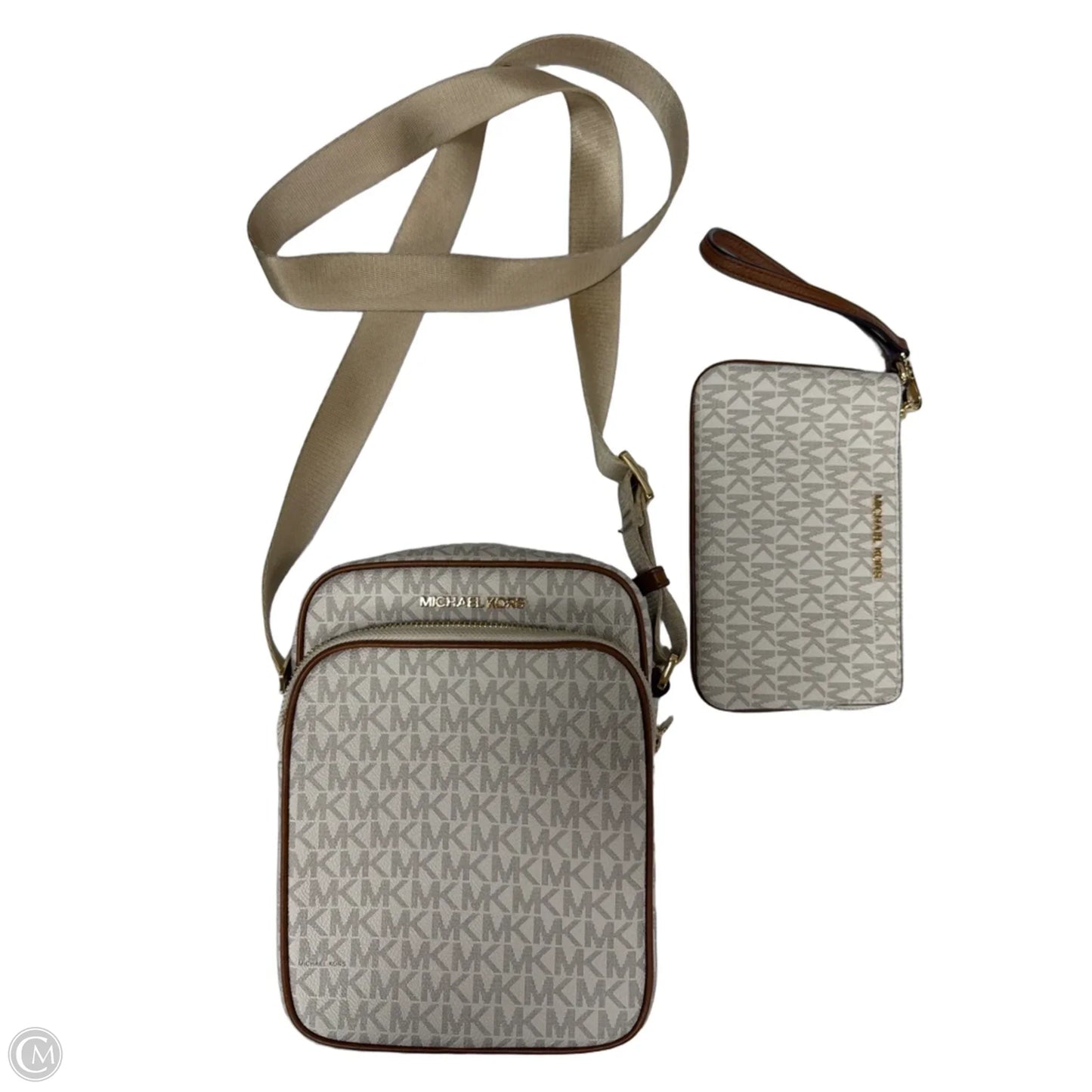 Crossbody Designer By Michael Kors, Size: Medium