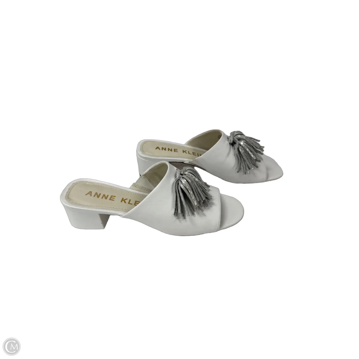 Shoes Heels Block By Anne Klein In White, Size: 7.5