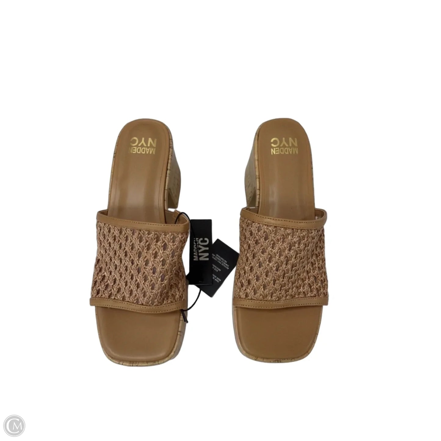 Shoes Heels Block By Madden Nyc In Brown, Size: 10