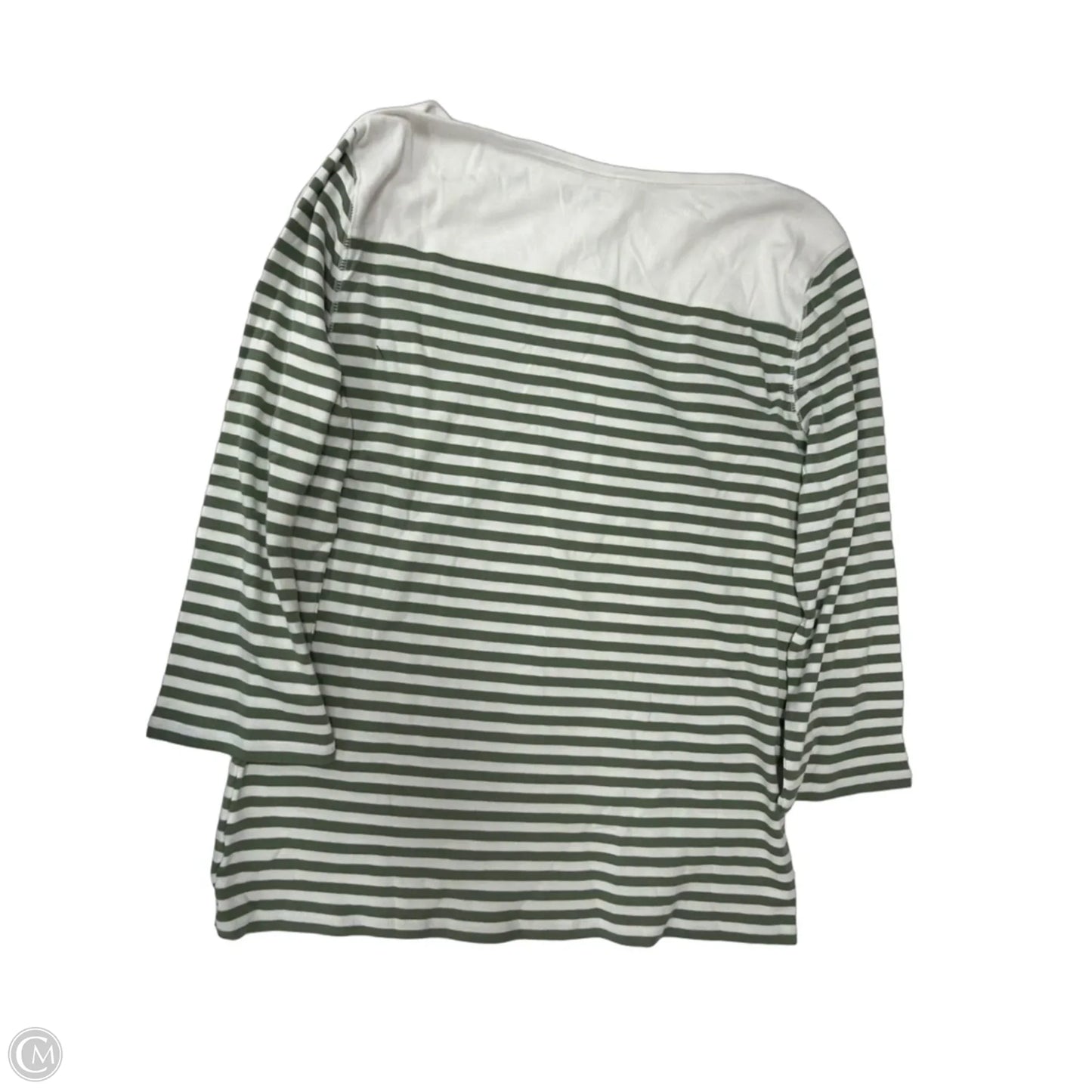 Top Long Sleeve By Clothes Mentor In Striped Pattern, Size: 1x