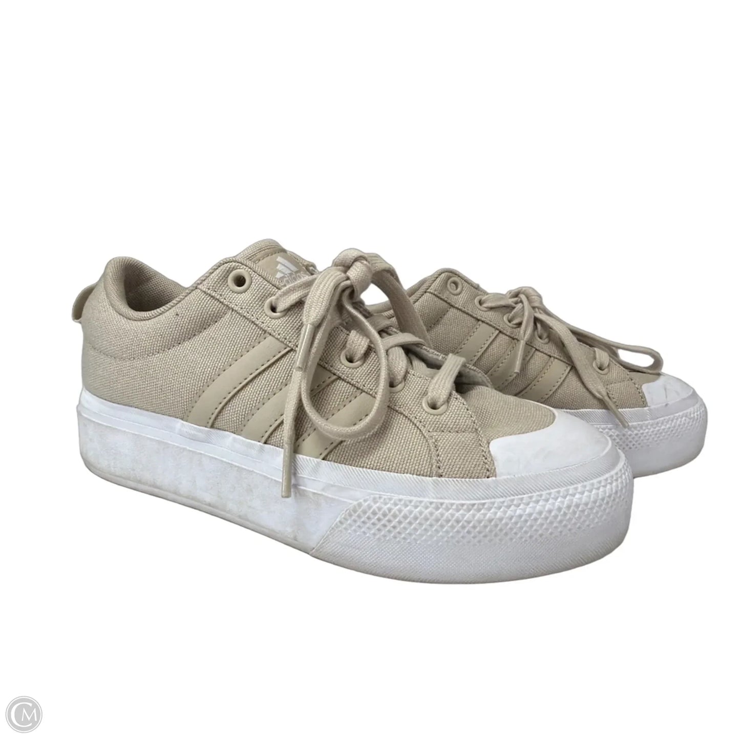 Shoes Sneakers By Adidas In Brown, Size: 7
