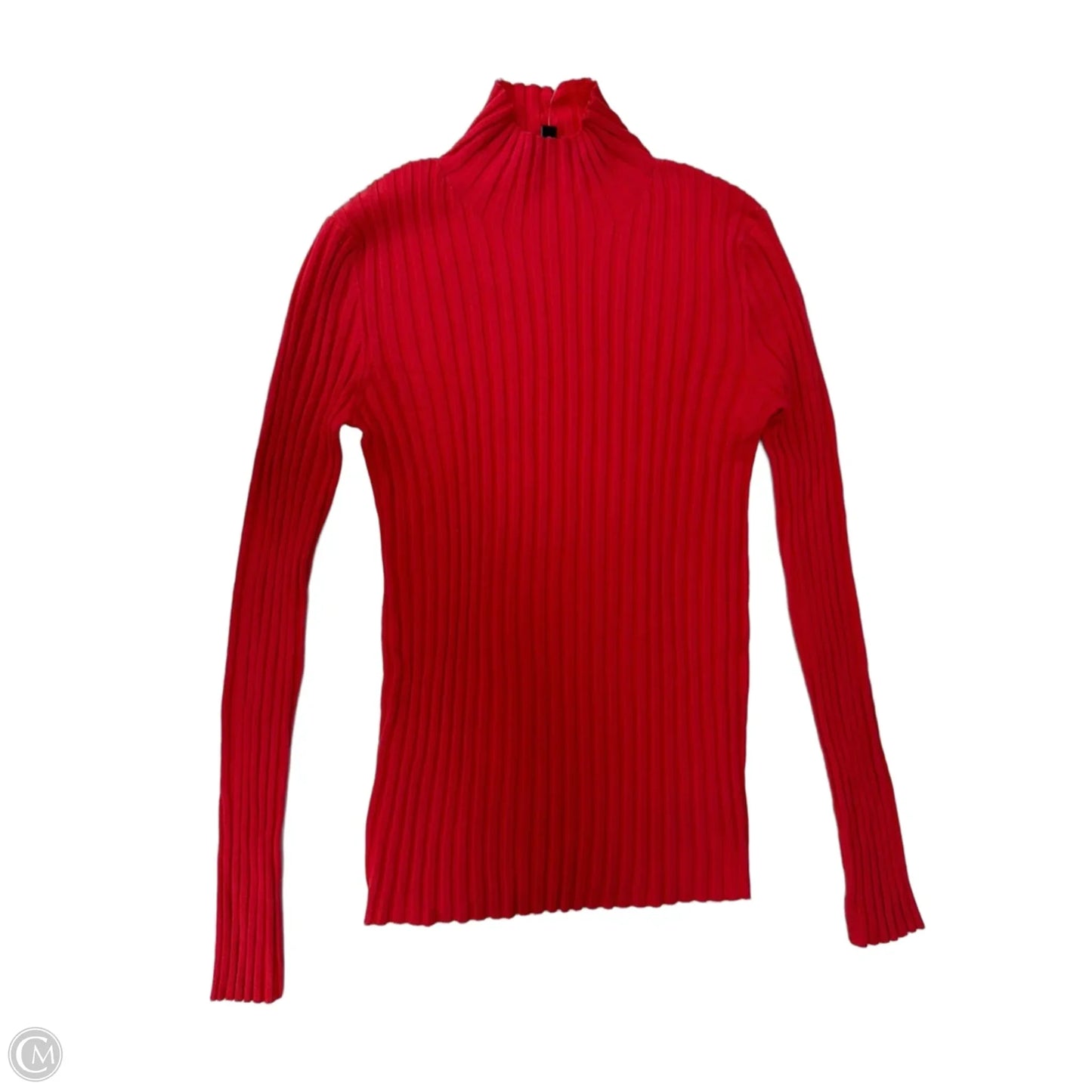 Top Long Sleeve By Express In Red, Size: Xs