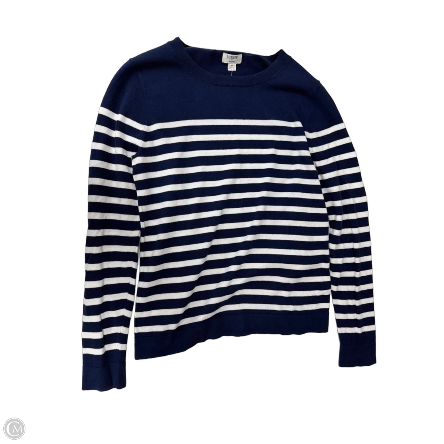 Top Long Sleeve By J. Crew In Striped Pattern, Size: M