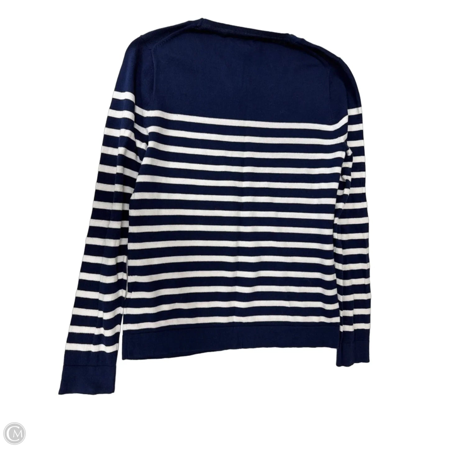Top Long Sleeve By J. Crew In Striped Pattern, Size: M