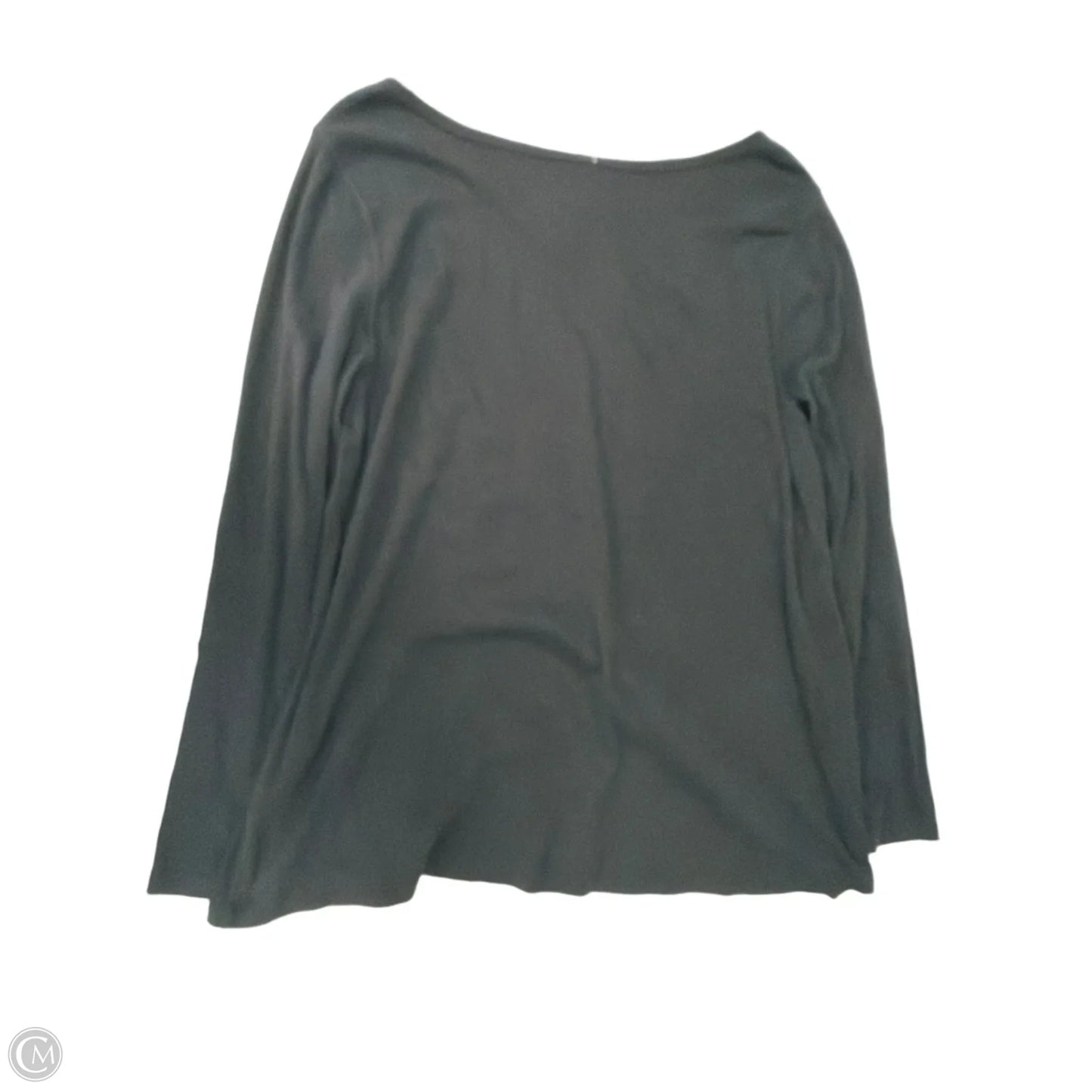 Top Long Sleeve Basic By St Johns Bay In Black, Size: 1x