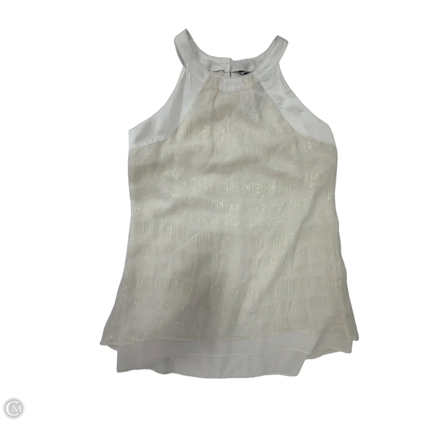 Tank Top By White House Black Market In Cream, Size: Xs