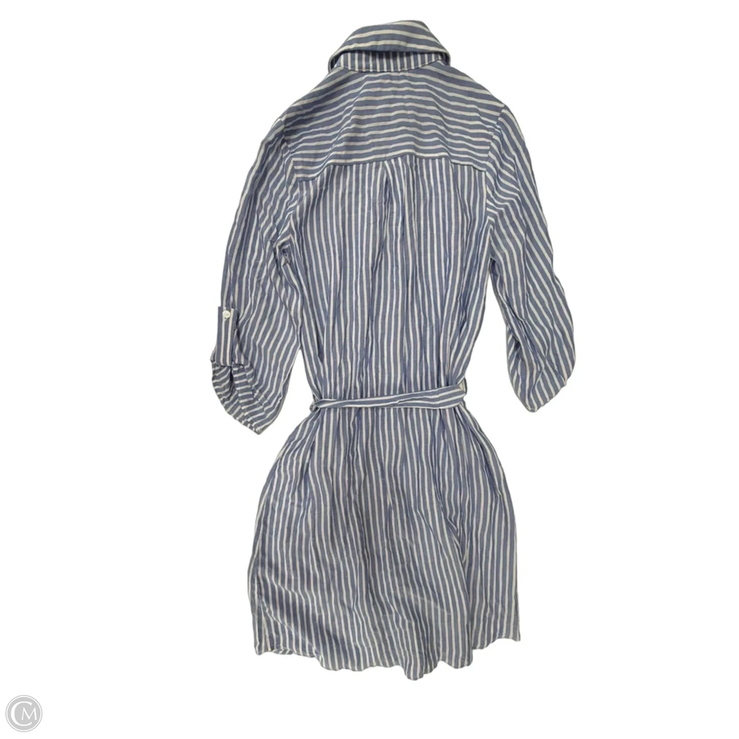 Dress Casual Midi By Monteau In Striped Pattern, Size: S