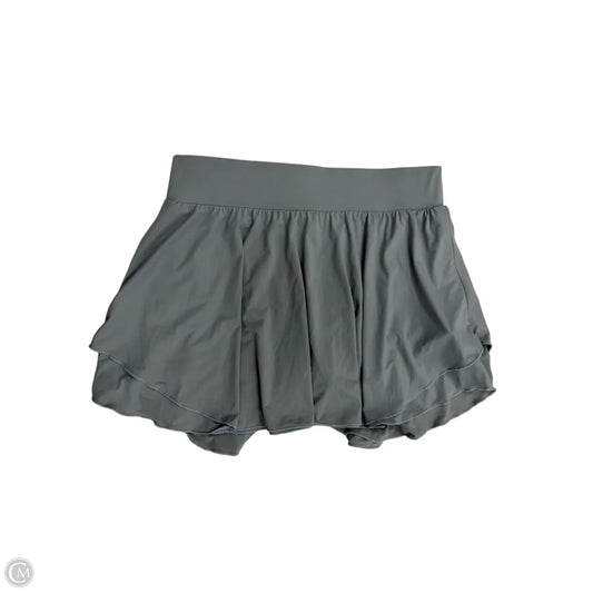 Athletic Skort By Clothes Mentor In Grey, Size: L