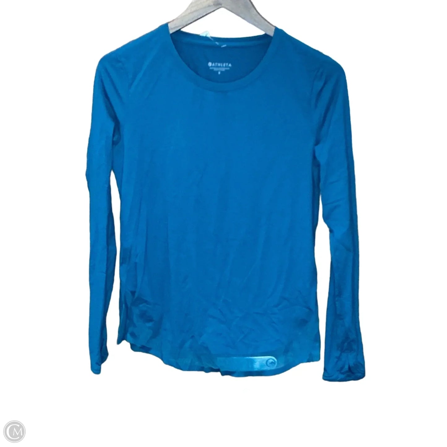 Athletic Top Long Sleeve Crewneck By Athleta In Teal, Size: S