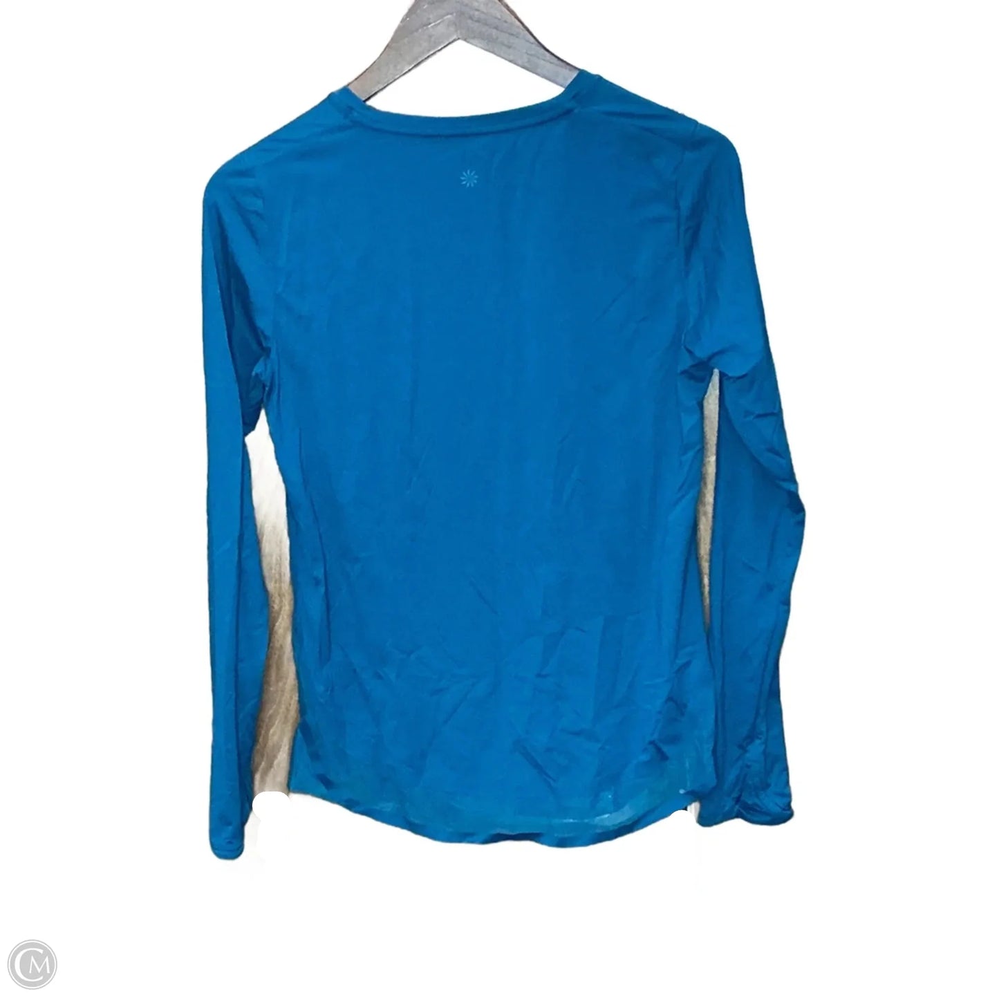 Athletic Top Long Sleeve Crewneck By Athleta In Teal, Size: S