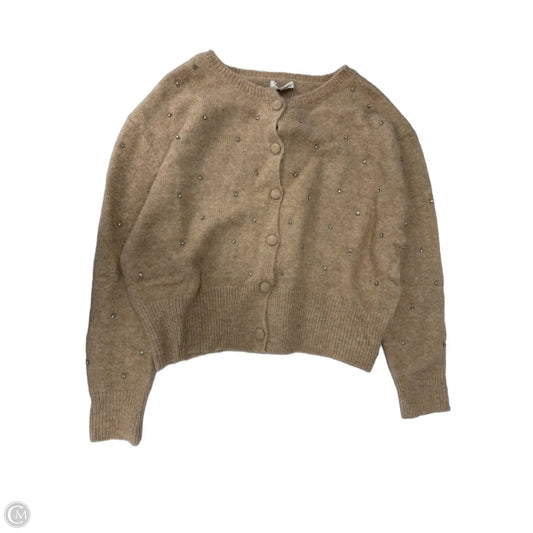 Sweater Cardigan By Francesca's In Tan, Size: Xl