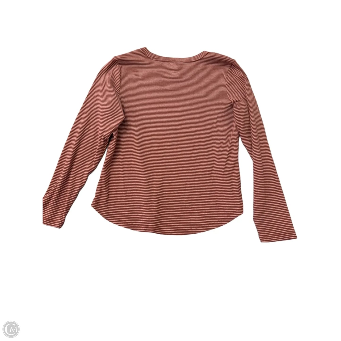 Top Long Sleeve By Sonoma In Striped Pattern, Size: Xl