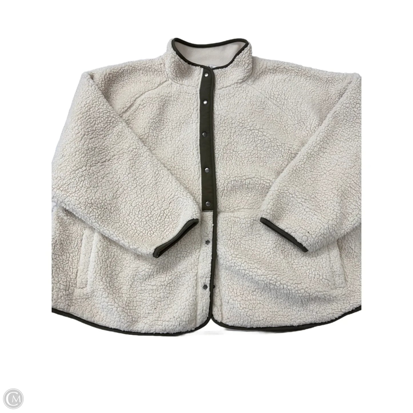 Jacket Other By Sonoma In Cream & Green, Size: 3x