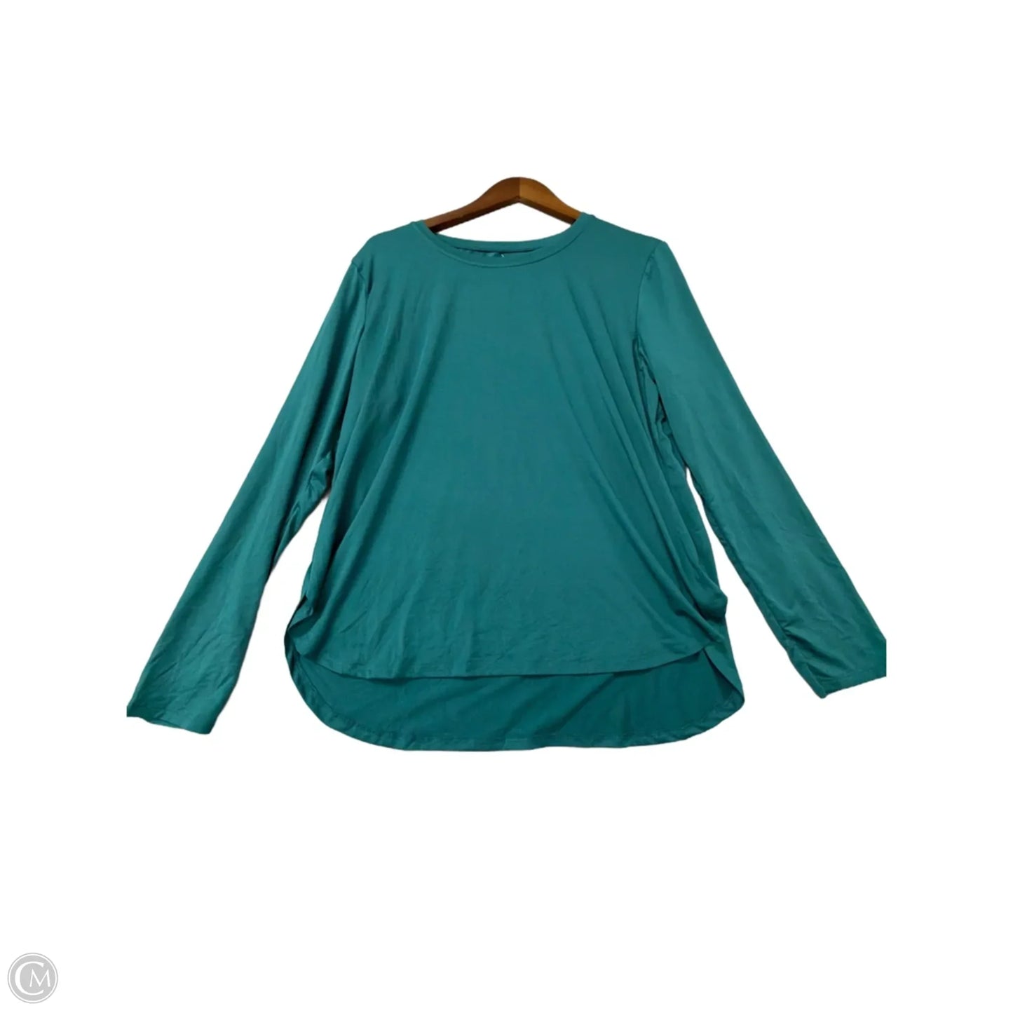 Athletic Top Long Sleeve Crewneck By Clothes Mentor In Teal, Size: Xl