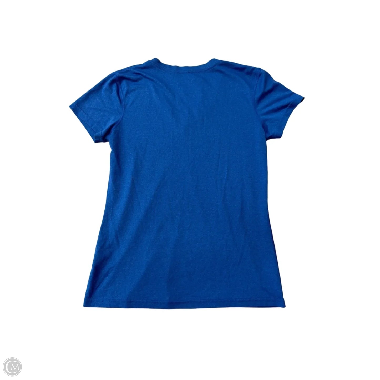 Athletic Top Short Sleeve By Nike Apparel In Blue, Size: M