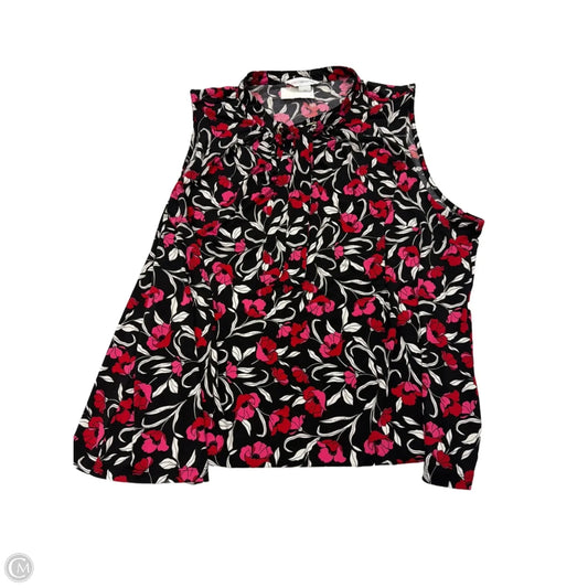 Top Sleeveless By Liz Claiborne In Multi-colored, Size: 2x
