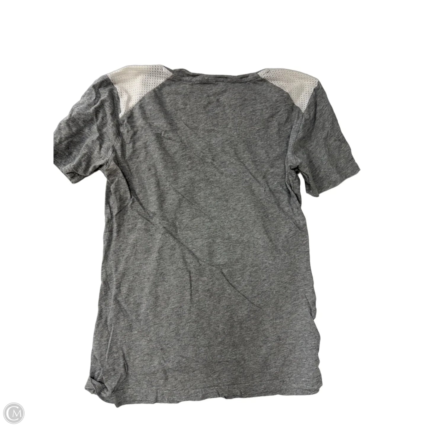 Top Short Sleeve By Nfl In Grey, Size: M