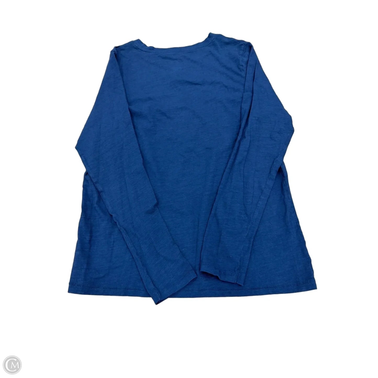 Top Long Sleeve Basic By Sonoma In Blue, Size: L