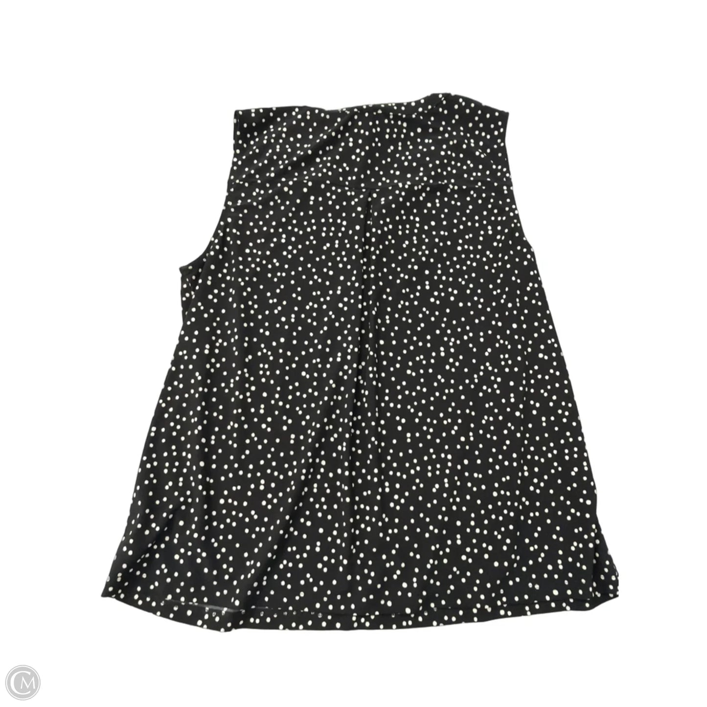 Top Sleeveless By Anne Klein In Polkadot Pattern, Size: 1x