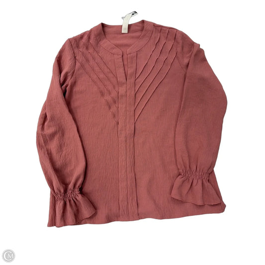 Top Long Sleeve By Clothes Mentor In Pink, Size: S