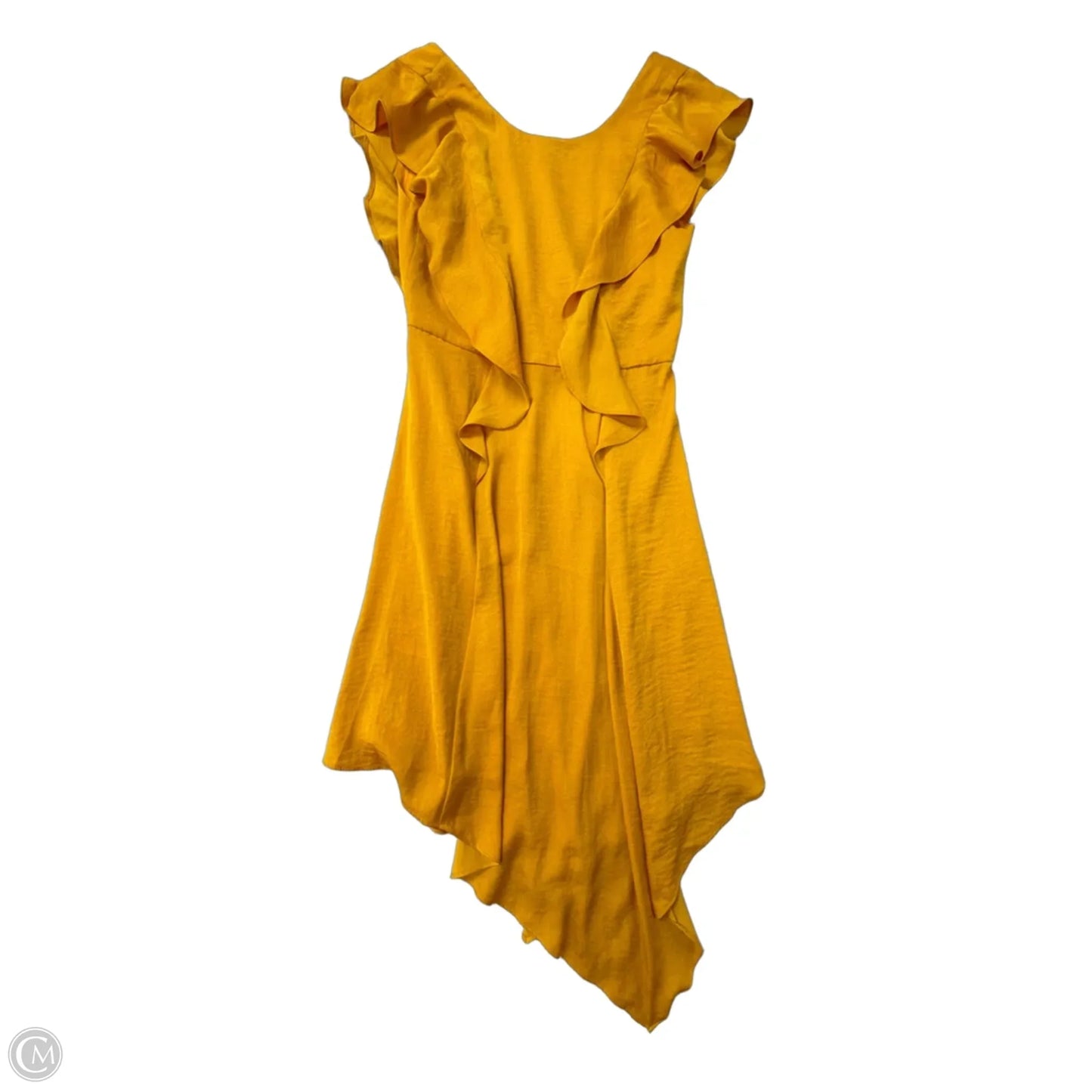 Dress Casual Short By Bcbg In Yellow, Size: Xs