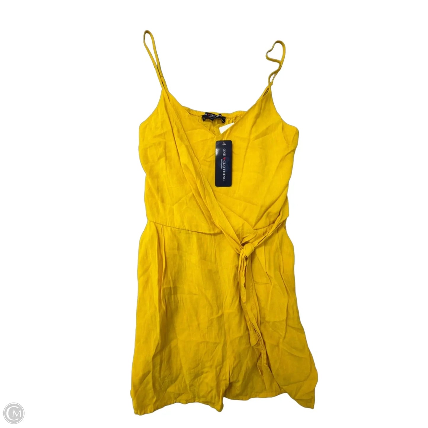 Romper By One Clothing In Yellow, Size: M