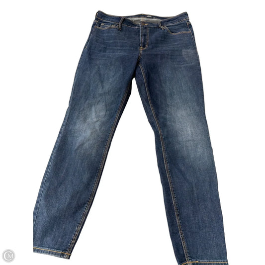Jeans Skinny By Old Navy In Blue Denim, Size: 14