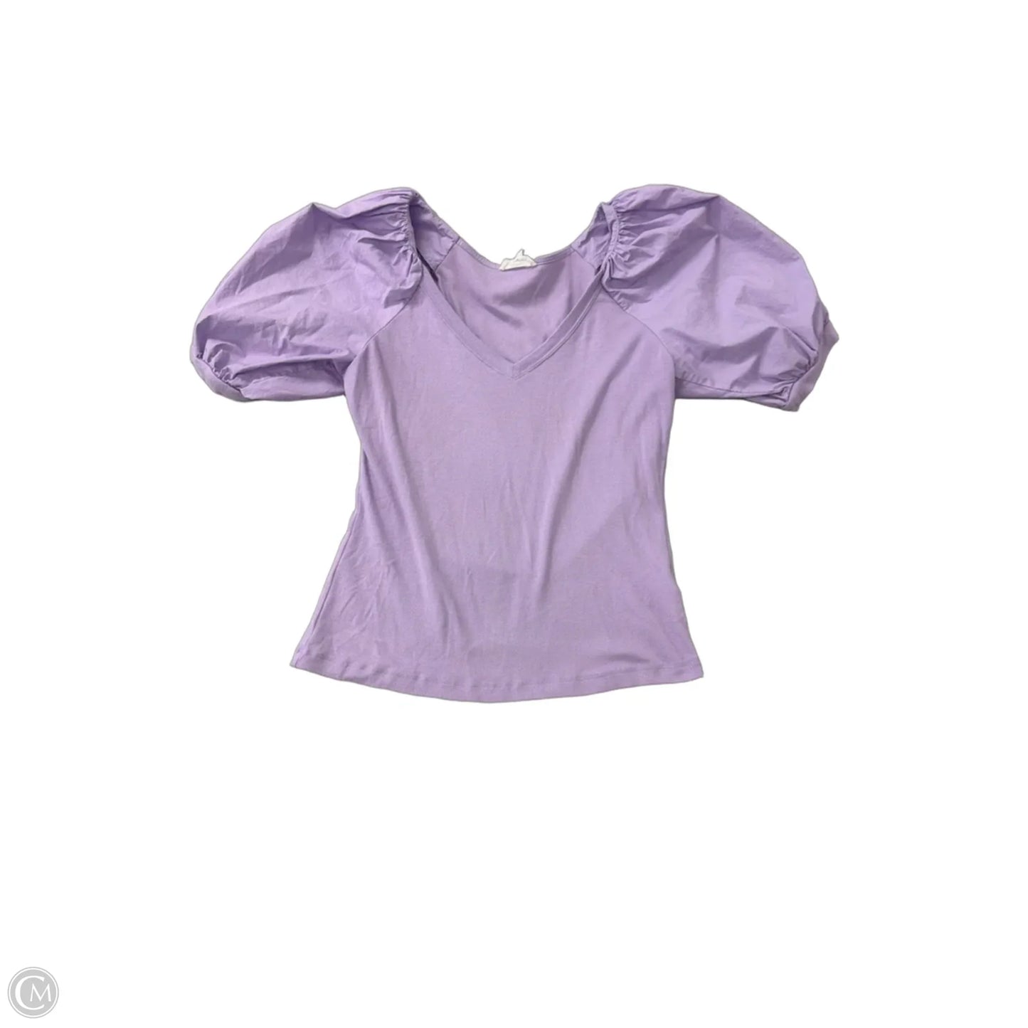 Top Short Sleeve By A Loves A In Purple, Size: S
