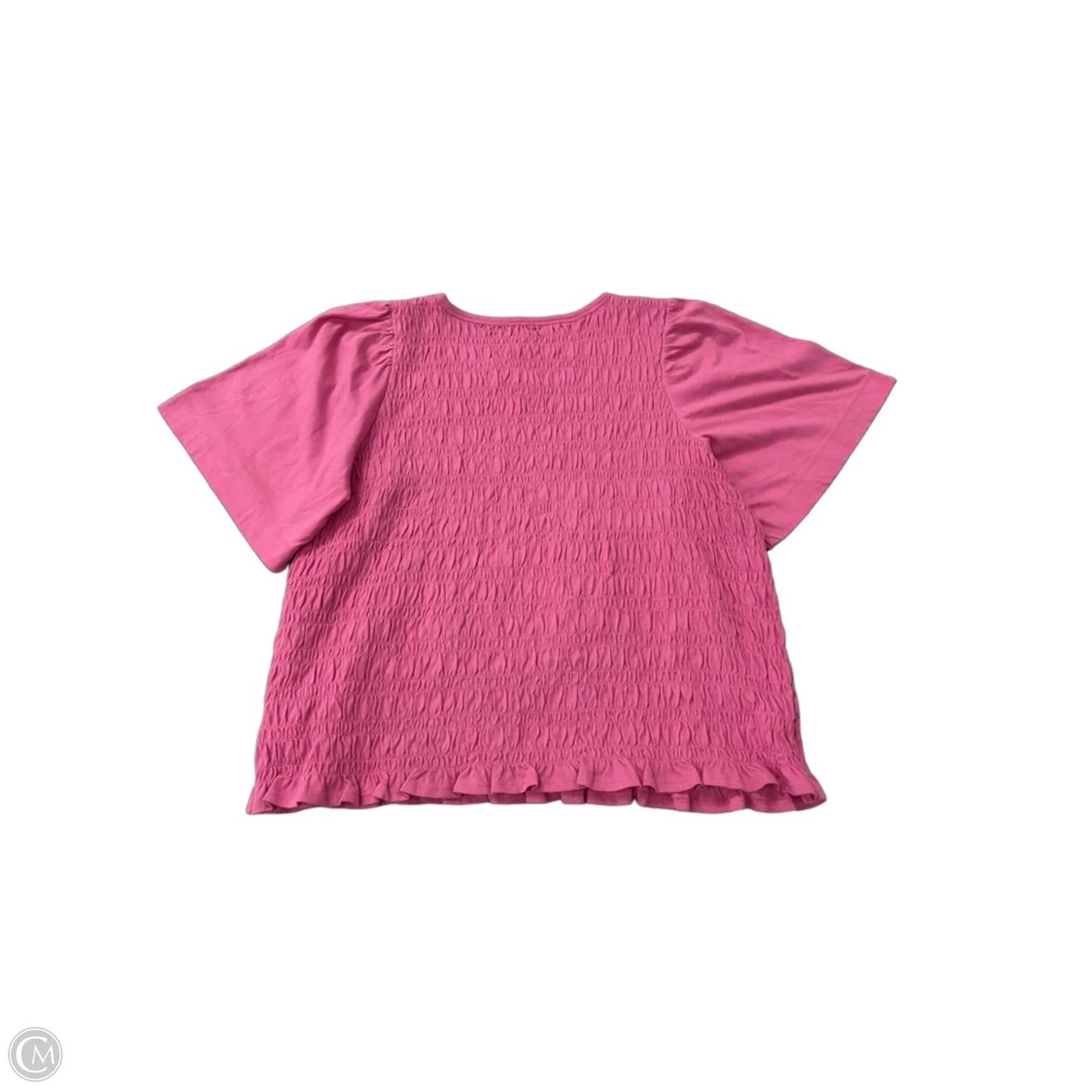Top Short Sleeve By Old Navy In Pink, Size: M