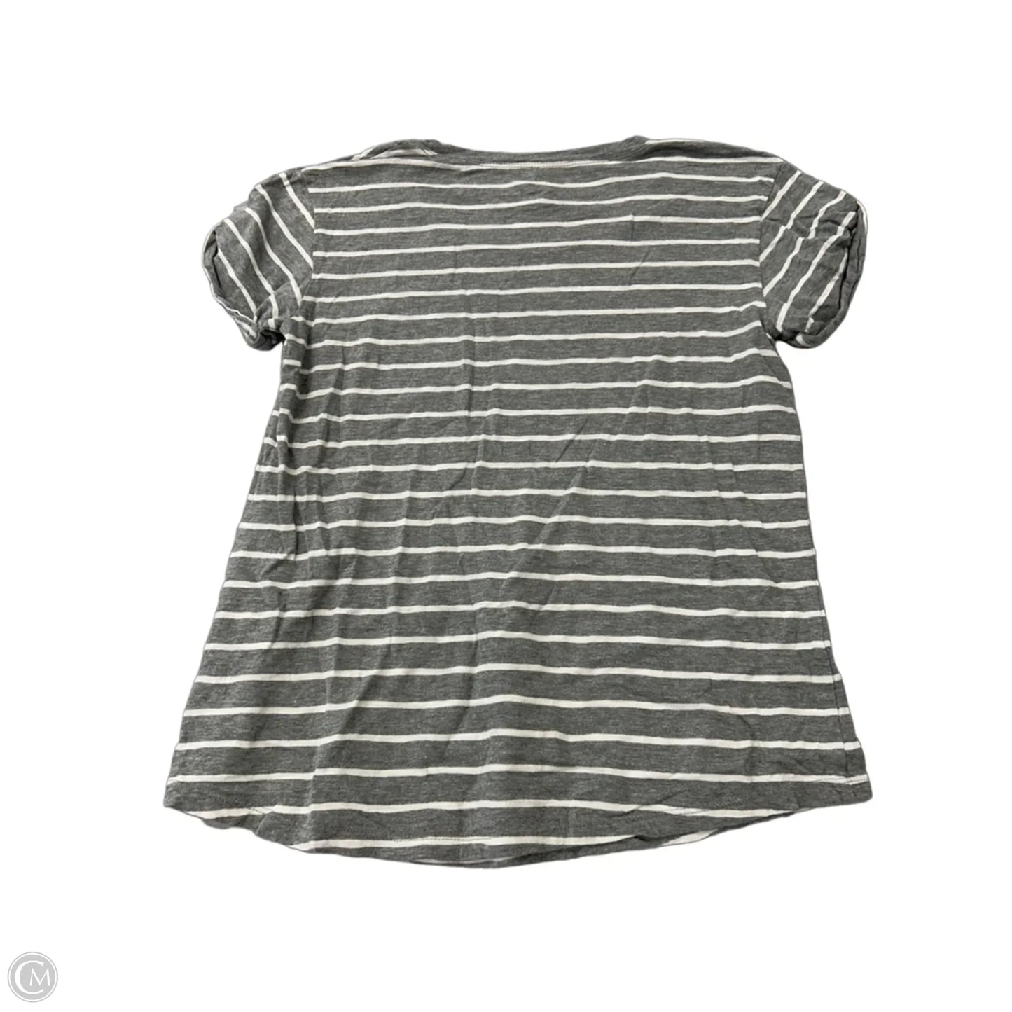 Top Short Sleeve Basic By Ana In Striped Pattern, Size: M