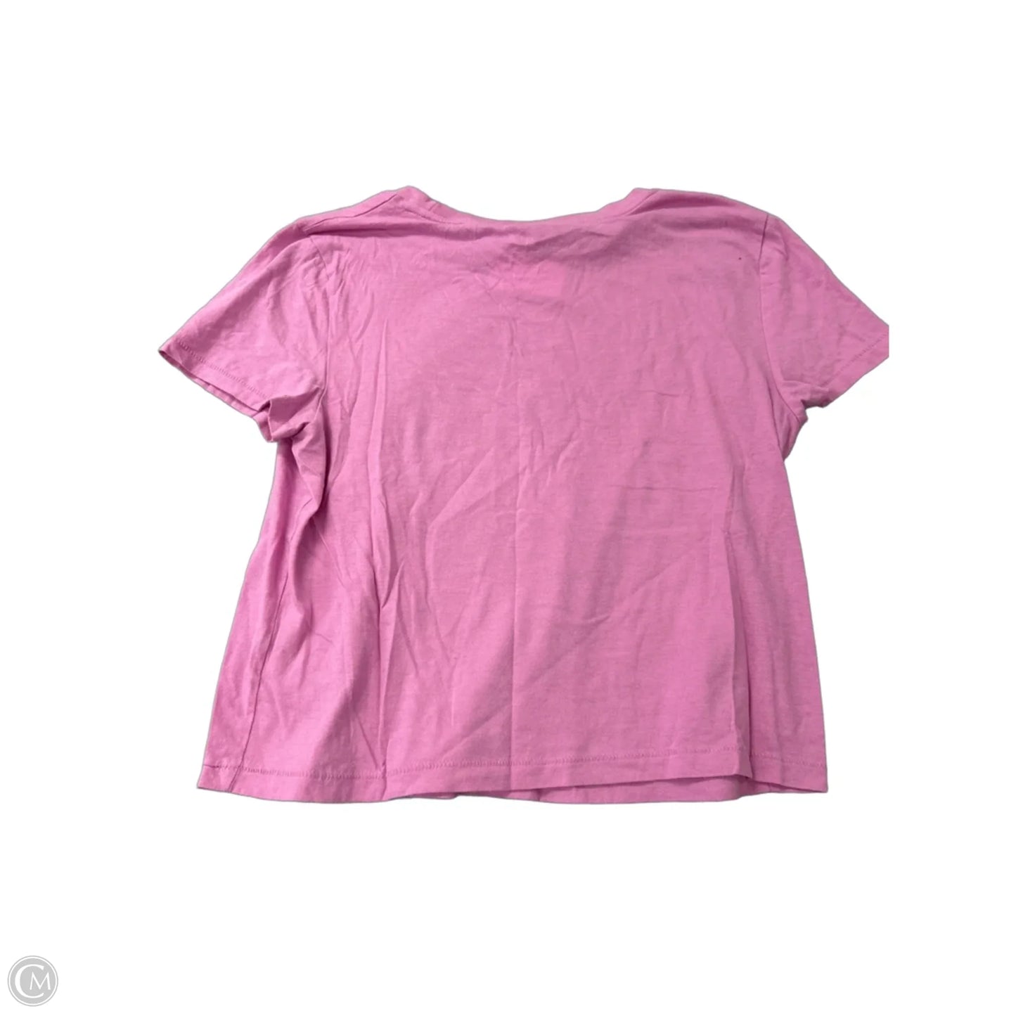 Top Short Sleeve By Universal Thread In Pink, Size: M