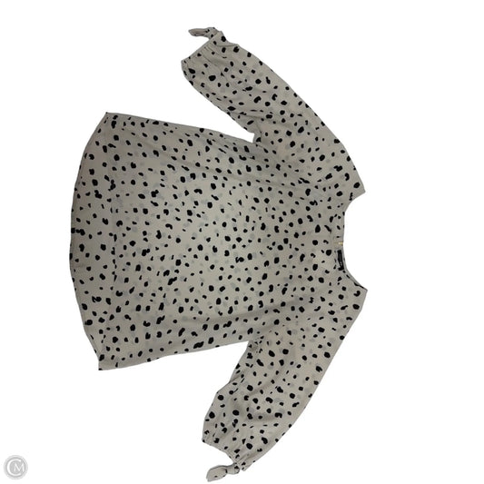 Top Long Sleeve By Papermoon In Animal Print, Size: L