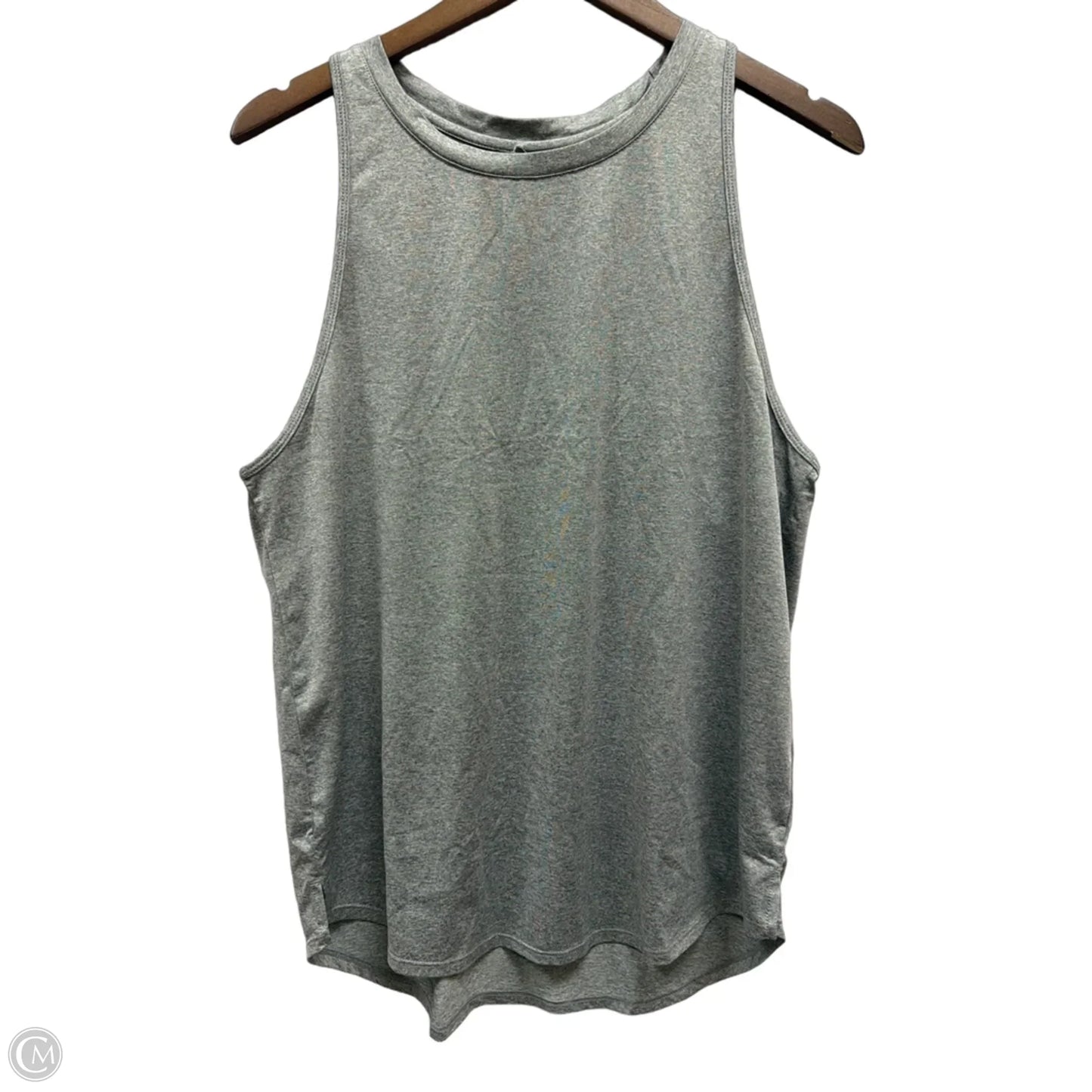 Athletic Tank Top By Icyzone In Grey, Size: Xl