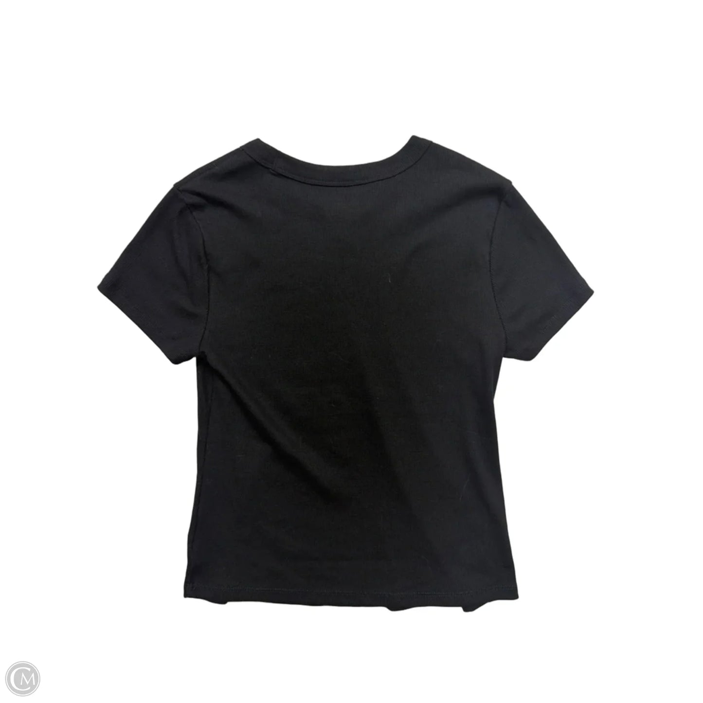 Top Short Sleeve Basic By Old Navy In Black, Size: L