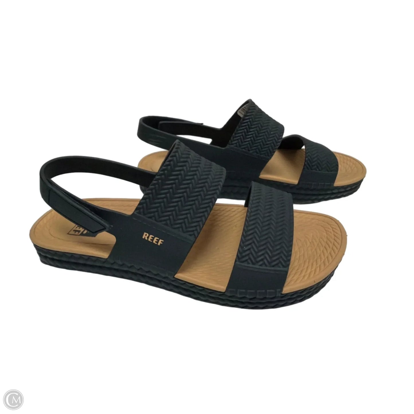 Sandals Flats By Reef In Black, Size: 7