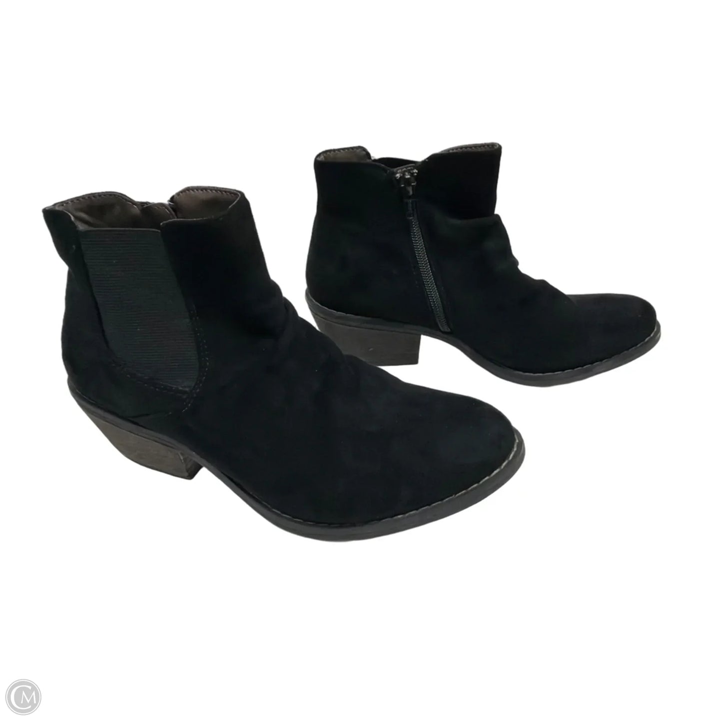 Boots Ankle Flats By Sofft In Black, Size: 7.5