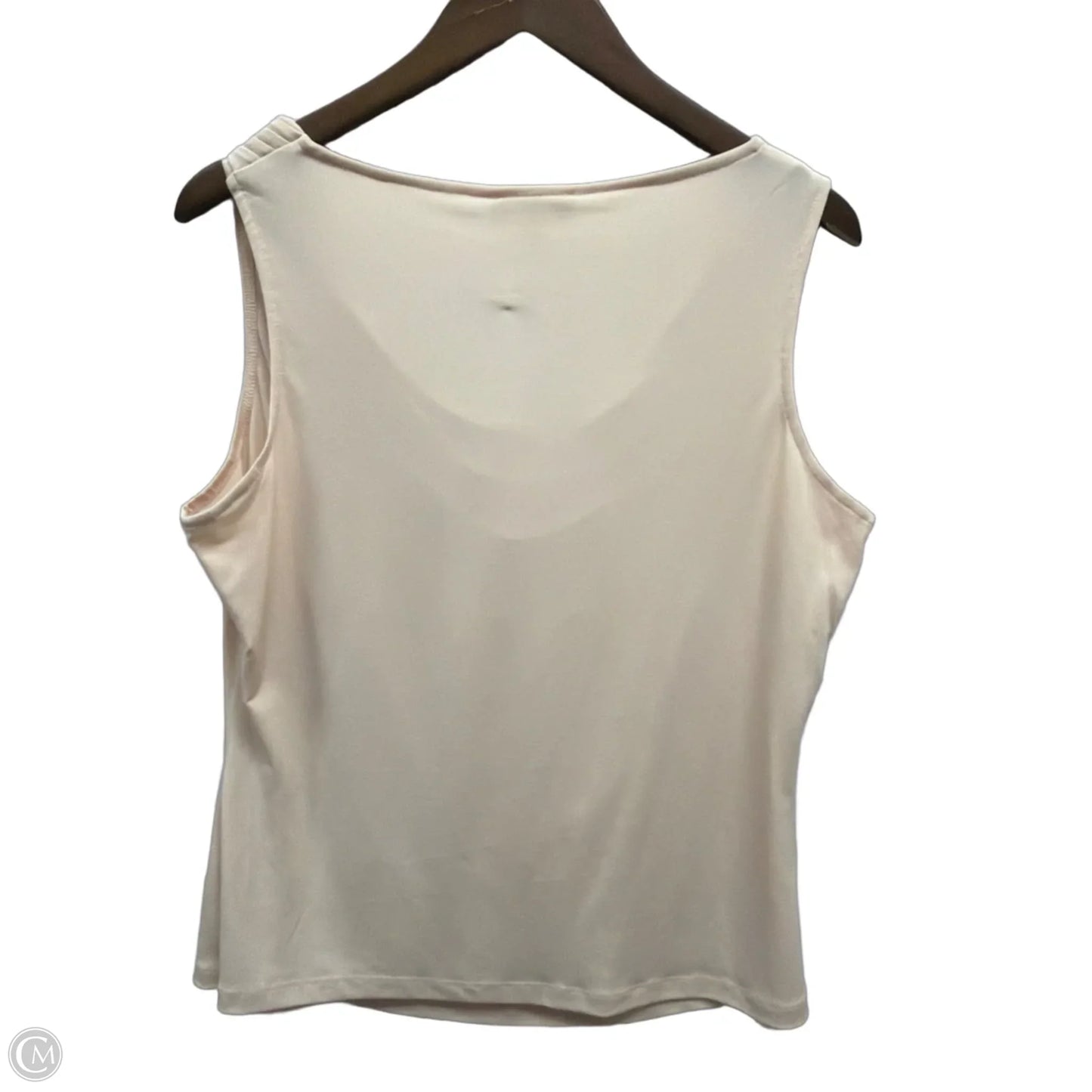 Top Sleeveless By Calvin Klein In Peach, Size: Xl