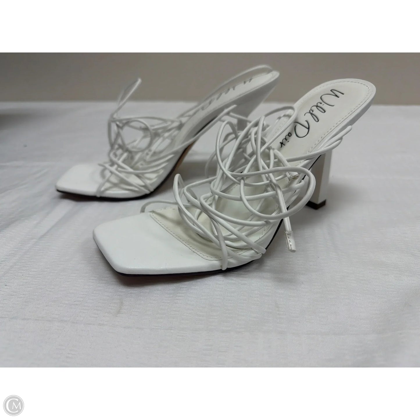 Shoes Heels Kitten By Wild Pair In White, Size: 7