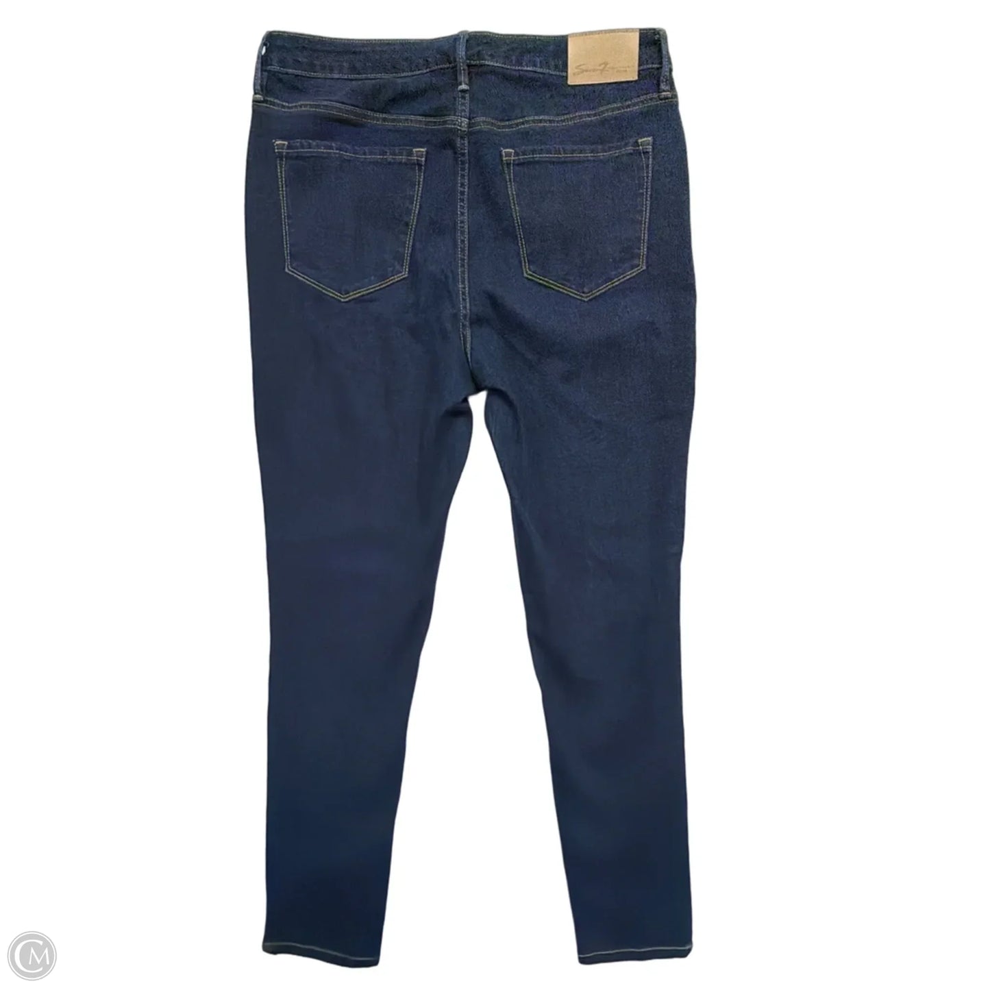 Jeans Skinny By Seven 7 In Blue Denim, Size: 10